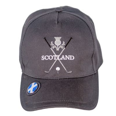 Scotland Golf Baseball Cap – Grey – G02 by Thistle Products Ltd