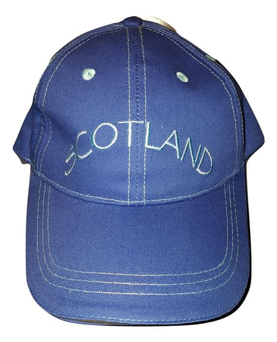 Scotland Cotton Baseball Cap – Royal Blue for Ladies