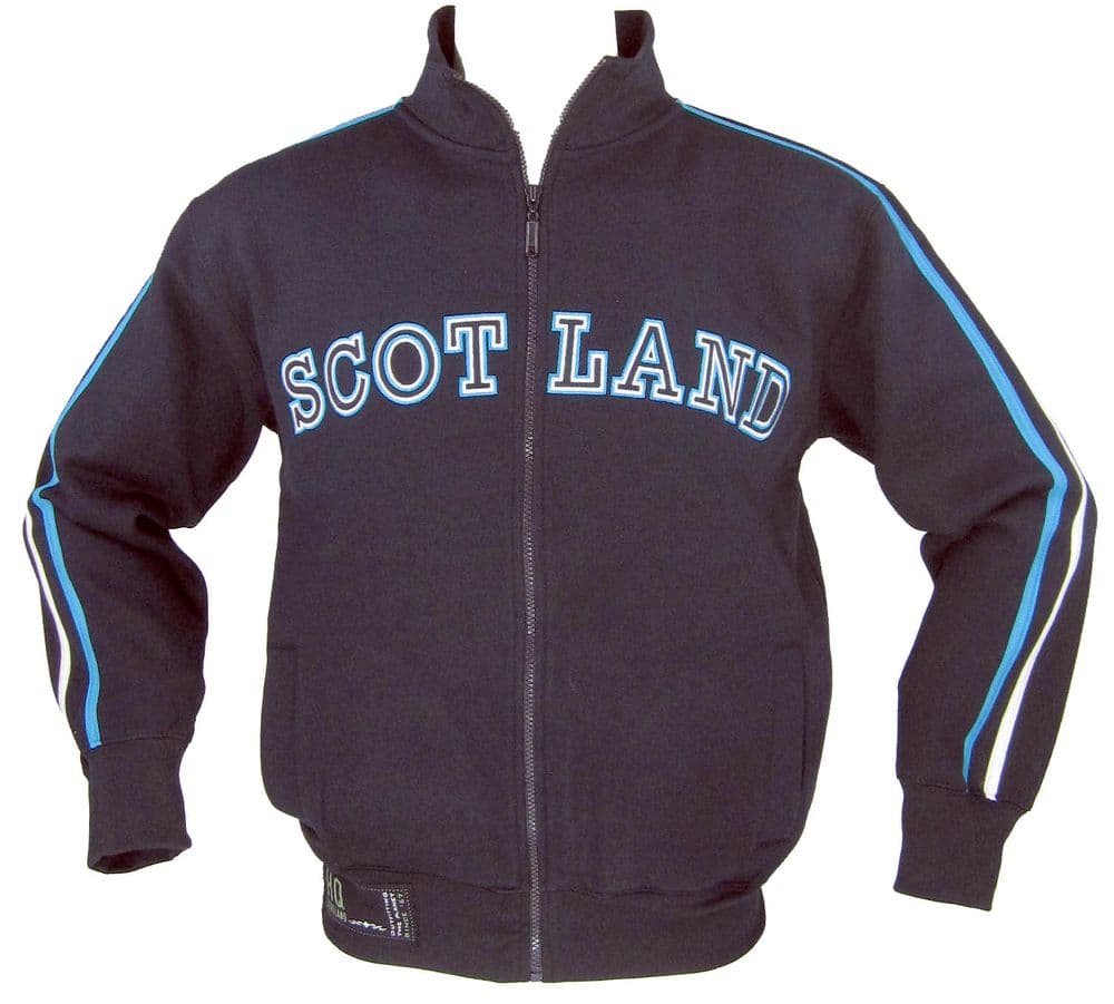 H.Q Scotland Navy Retro Rugby Jacket - Style