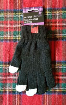 Scottie Dog Smart Phone Gloves - Unisex