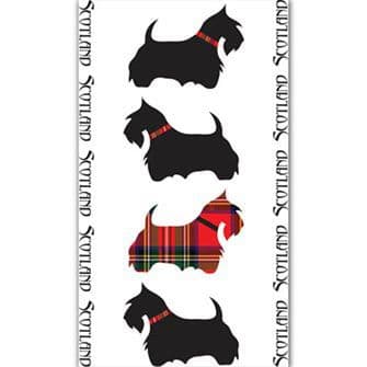 Scottie Dogs Tea Towel – Kitchen Linen by Thistle Edit Products