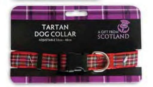 Scottish Royal Stewart Tartan Dog Collar (32cm - 48cm)