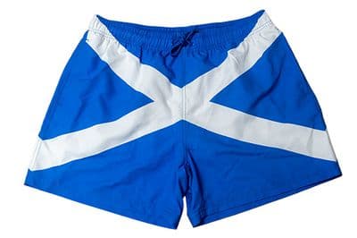Scottish Saltire Flag Swim Shorts for Men – by Thistle Products