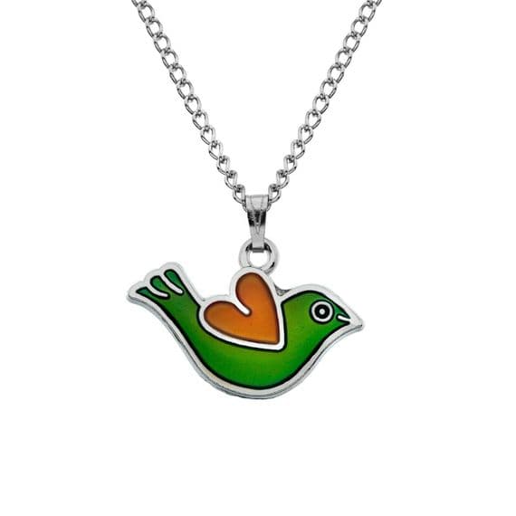 Sea Gems Celtic Magic Love Birds Mood Necklace