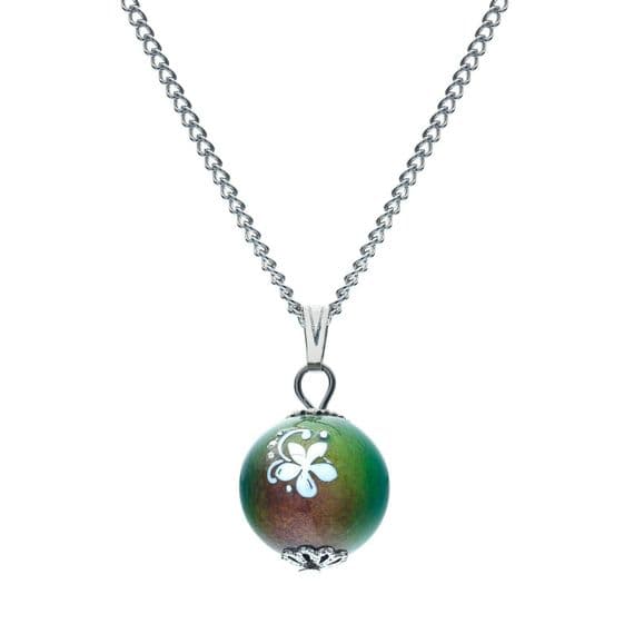 Sea Gems Round Ball Design Mood Colour Changing Necklace (C518)