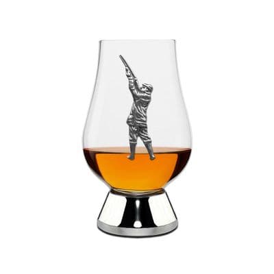 Shooting Badge “Wee Glencairn” Whisky Tasting Glass – Pewter Base – 70 ml – Handmade