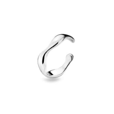 Smooth Wave 925 Sterling Silver Toe Ring