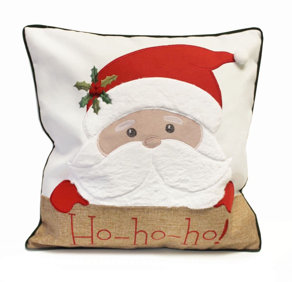 Snuggly Santa Christmas Cushion - 45cm x 45cm