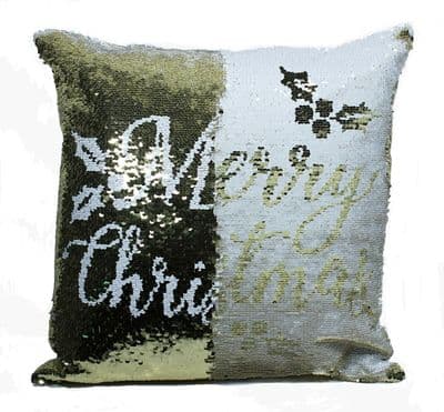 Sparklemas Sequin Christmas Cushion