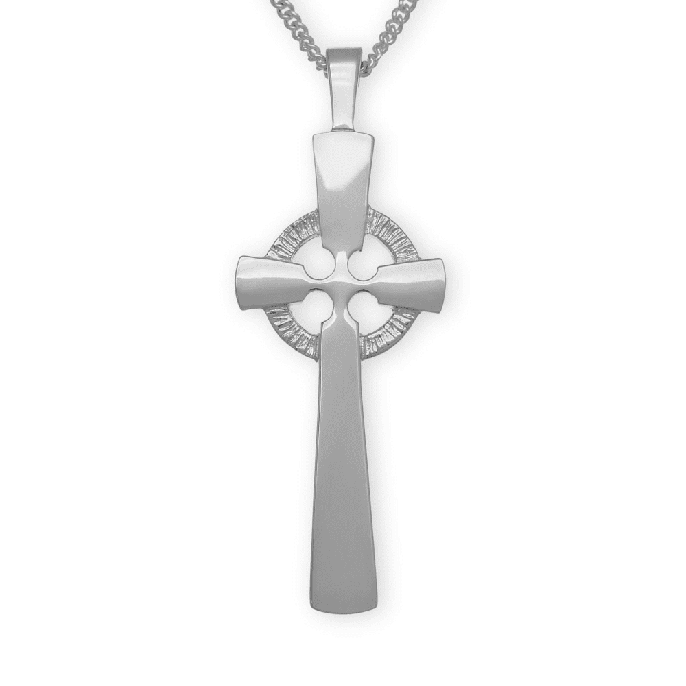 Sterling Silver St Peter Cross Pendant | Scottish Heritage Necklace ...