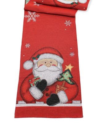 Super Santa Tapestry Table Runner - 33cm x 183cm