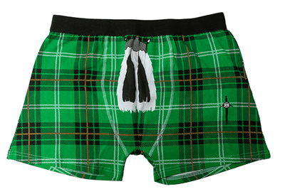 Tartan Kilt Boxer Shorts – Mens S, M, L, XL by Thistle Products Ltd