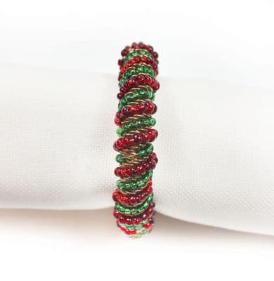 Tinsel Twist Christmas Napkin Ring