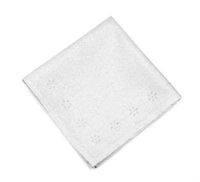 Tiny Snowflakes Shimmer Christmas Napkin - 45cm x 45cm
