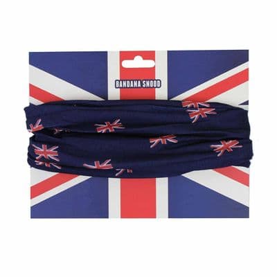 Union Jack Flag Multiway Snood A Souvenir from the United Kingdom Unisex