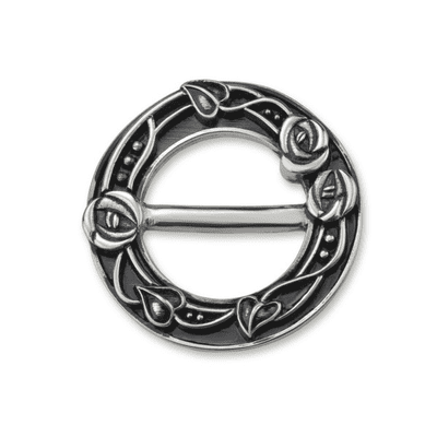 Women's Charles Rennie Mackintosh Art Nouveau Glasgow Rose Large Scarf Ring