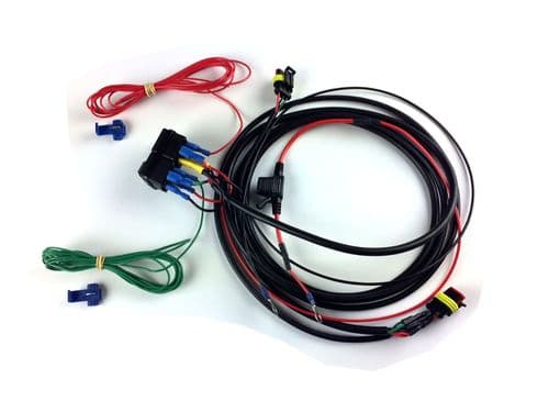 Dual lamp relay harness for Triple-R 1000 with position lights