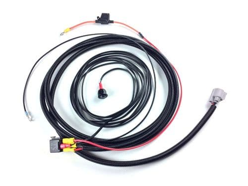 T-16 and T-24 range single lamp relay wiring harness with switch