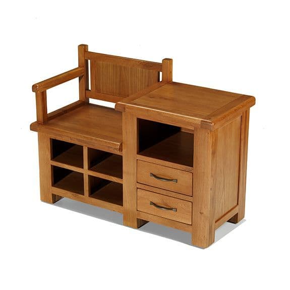 Bradley Oak Hall Bench/Seat