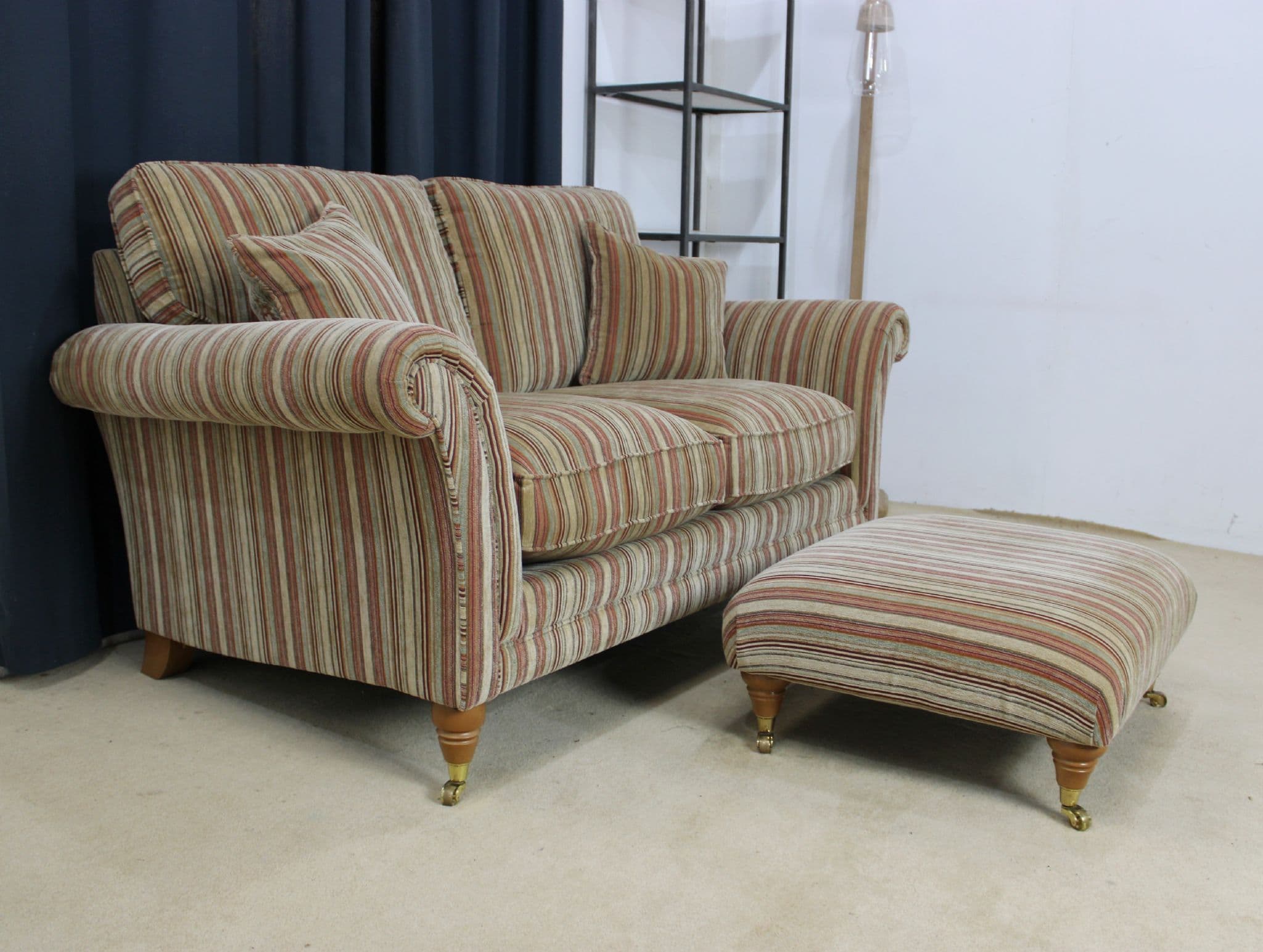Parker Knoll Burghley 2 Seater Sofa free footstool