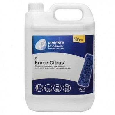 08083 Premiere Force Citrus Heavy Duty Bactericidal Cleaner 5Ltr