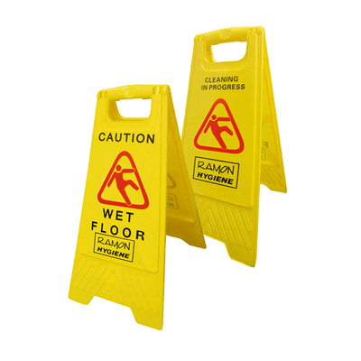 3562 RHP Wet Floor Sign A-Frame 24" Yellow