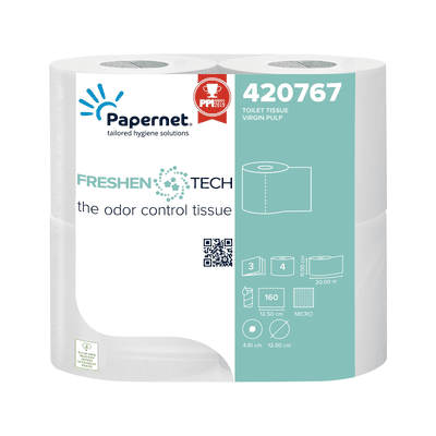 420767 Papernet Luxury 3ply Toilet Tissue with Freshen Tech technology Pk 40
