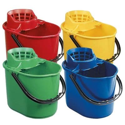 5050+colour RHP Everyday Deluxe 12ltr Mop Bucket & Wringer