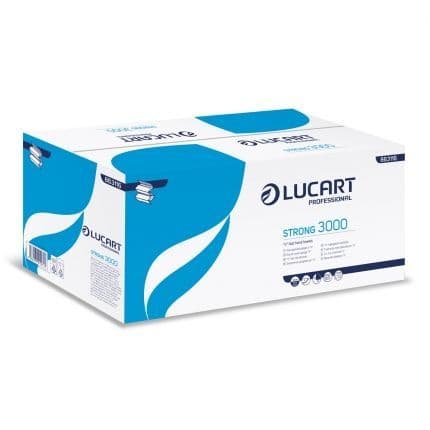 863116 Lucart Luxury I-Fold / V-Fold Hand Towels White 2ply Box 3000 (IFW002)