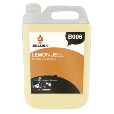 B006 Selden Lemon Jell Advanced Lemon Fragrance Floor Jell 5Lt