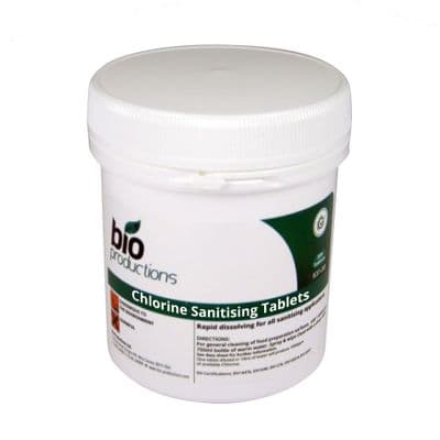 Bio Productions Chlorine Sanitising Tablets (Pouch 200) Tablets