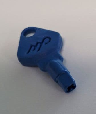 Blue Cross Dispenser Key