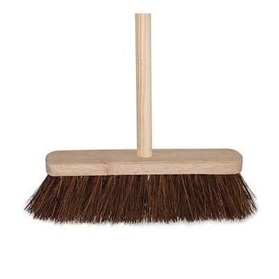BRIS10 GBC Stiff Bassine Broom Complete 12