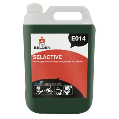 E014 Selden Selactive Washroom Sanitiser / Deodoriser / Cleaner 5Lt