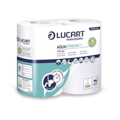 Fast Dissolving Aquastream Conventional Toilet Rolls (pack of 56)
