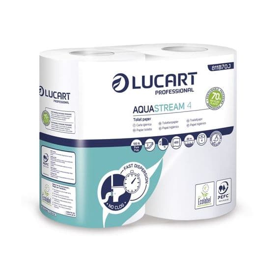 Fast Dissolving Aquastream Conventional Toilet Rolls (pack of 56)