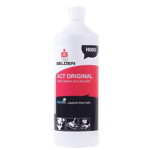 H005 Selden Act Original Stainless Safe Toilet Cleaner & Descaler 1Lt