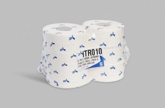 ITR010N Northwood Midi Jumbo Toilet Rolls Pk 6