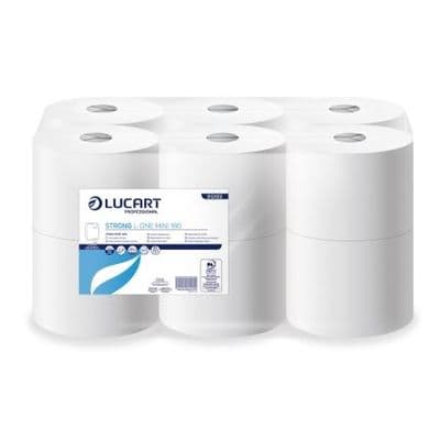 Lucart Strong L-One Centrepull Jumbo Toilet Roll Pk 12