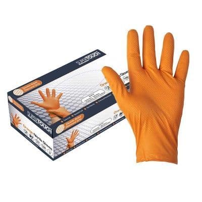 Mechanics Thick Textured Nitrile Gloves