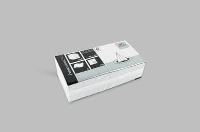 NAP200 Metsa Serviette Napkins 2ply 40x40cm White Box 1000