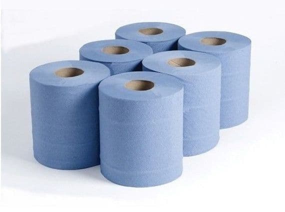 Nature 'Budget' Blue 150m Centre Feed Rolls (01-CFRxx18)