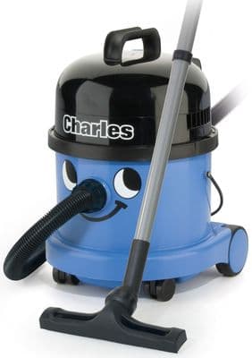 NUMATIC WV370-2 Commercial (Charles) Wet & Dry Vacuum Cleaner Black/Blue