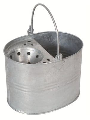 OBWR03 Galvanised 12ltr Socket Mop Bucket & Wringer