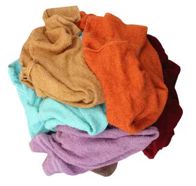 Rag Bag Coloured Terry Towelling 10Kg