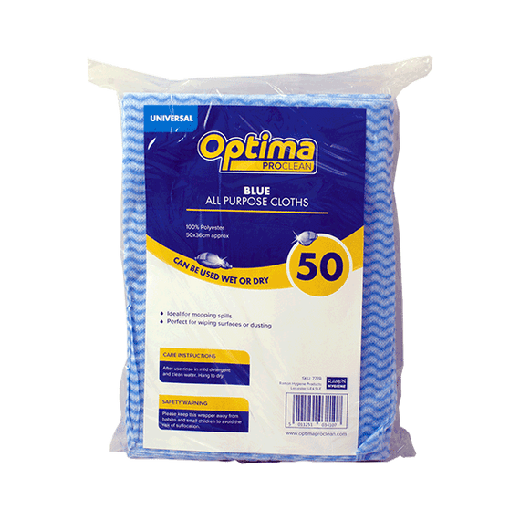 Ramon Optima Proclean All Purpose J-Cloths Pack 50
