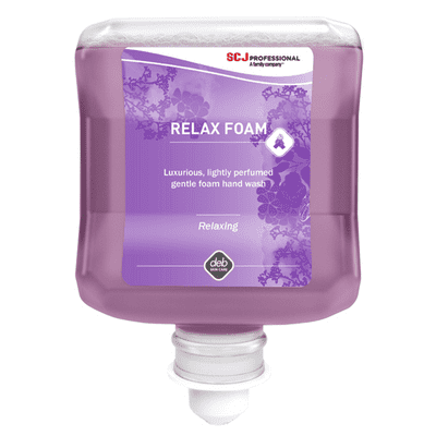 RLX1L Deb Aromatherapy Relax Foam Soap Wash 6x1Lt Cartridges