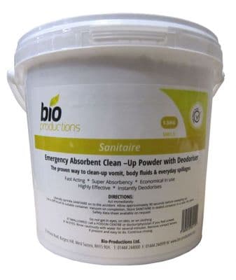 SAN15 Stapro Sanitaire Emergency Clean-up Powder 1.5kg Tub