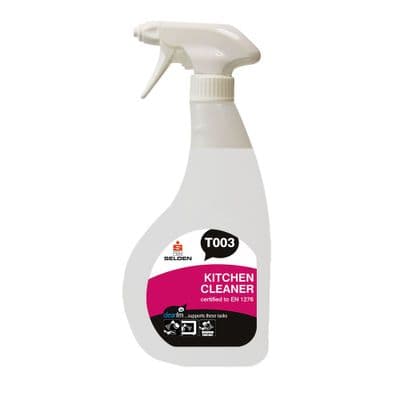 Selden Fast Acting Kitchen Cleaner (Bactericidal Spray and Wipe Cleaner EN1276)
