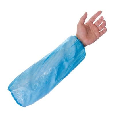 STI Disposable PE Oversleeves Blue Pack of 100